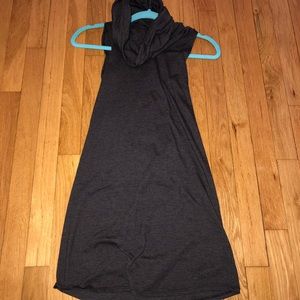 Dark Grey Cowl Neck mini dress 👗
